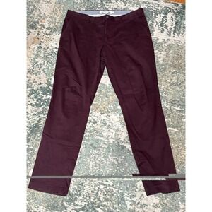 Lacoste Slim Fit Men's Chino Pants Maroon 38X33